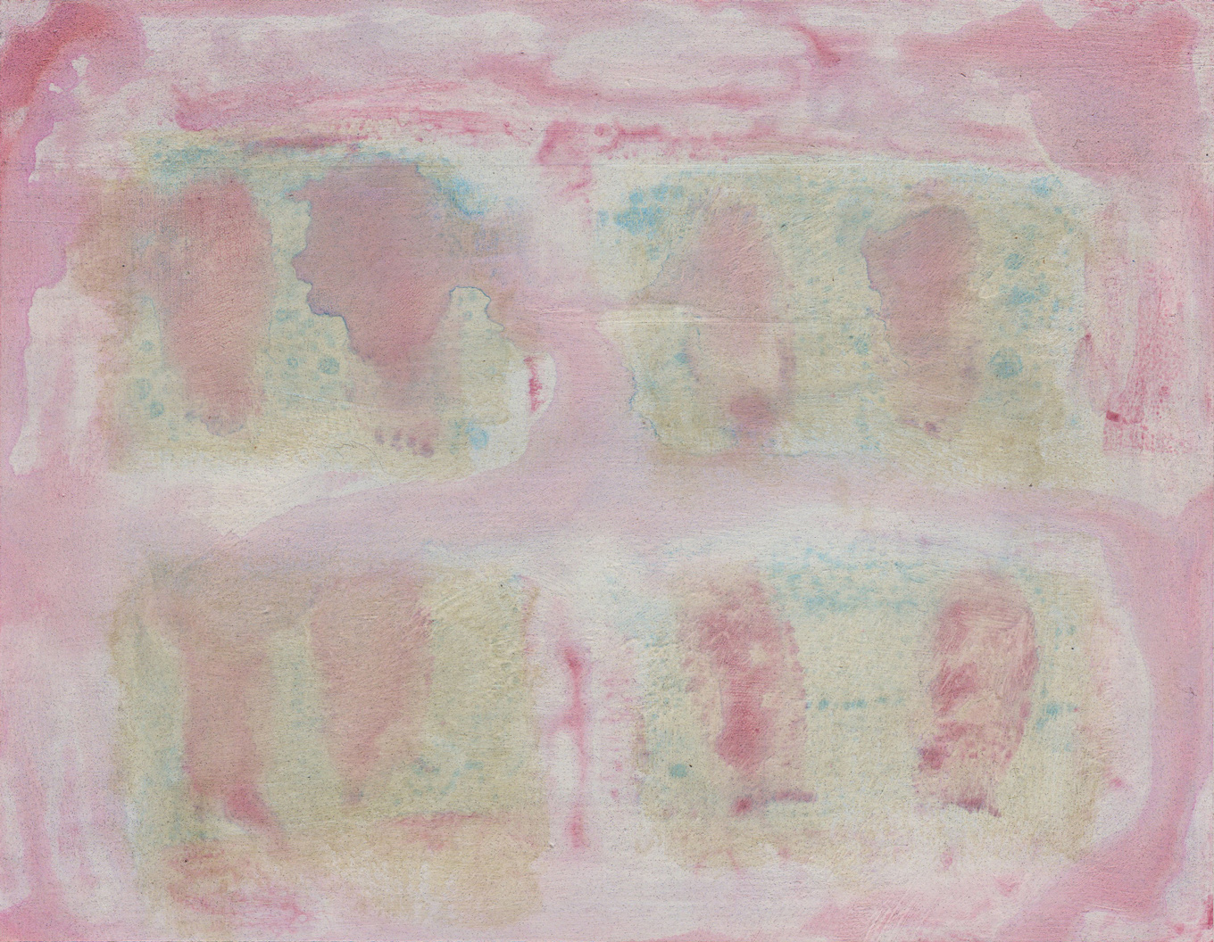 L1429 - Nicholas Herbert, British Artist, abstract painting, Residual Trace - Necropolis, 2023